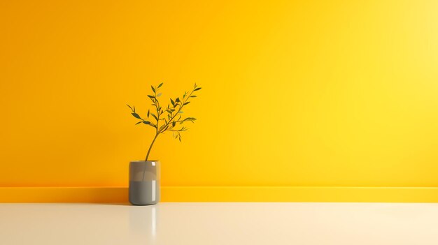 La bellezza del minimalismo giallo.