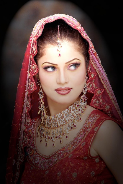 La bellezza della sposa pakistana