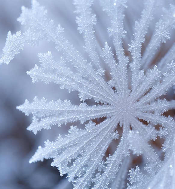 La bellezza di un fiocco di neve