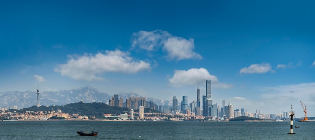 La bellissima costa di Qingdao in Cina