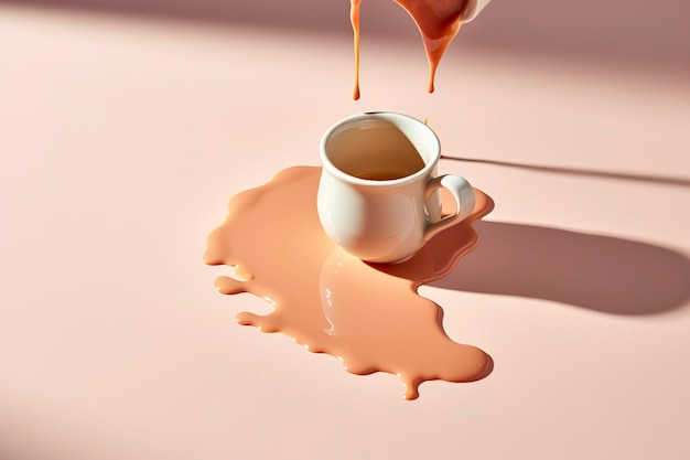 La caffeina rende nervoso perché il caffè si rovescia quando lo versi nella tazza