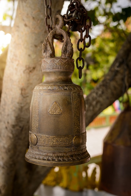 La campana nel tempio tailandese