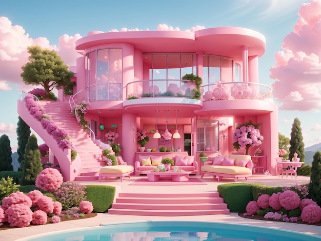 la casa dei sogni di Barbie