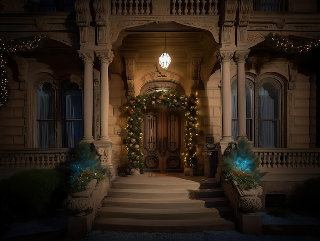 La casa delle luci di Natale