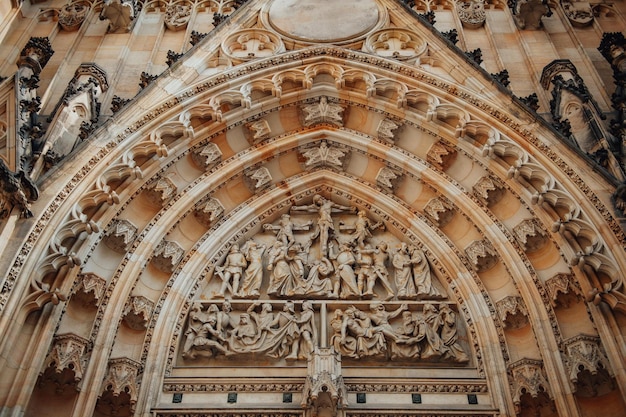 la cattedrale gotica di San Vito nel complesso del Castello di Praga Repubblica Ceca castello di Praga