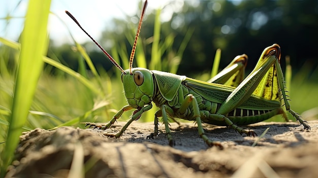 La cavalletta nell'ambiente naturale