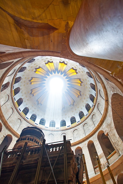 La Chiesa del Santo Sepolcro a Gerusalemme, Israele. Spazio per il testo