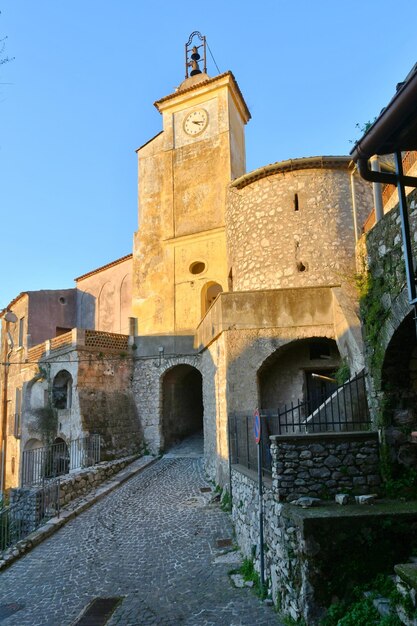 La città campana di Riardo, in Italia