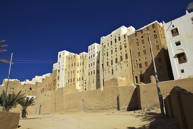La città dei grattacieli medievali Shibam Wadi Hadramaut Yemen