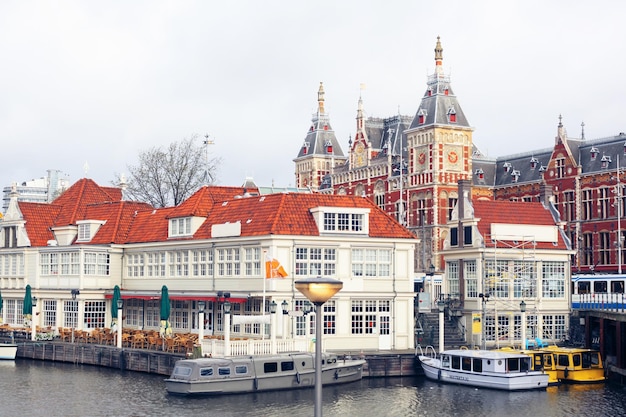 La città di Amsterdam Paesi Bassi viaggia nel concetto di Europa