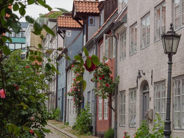 la città di Flensburg sul Mar Baltico