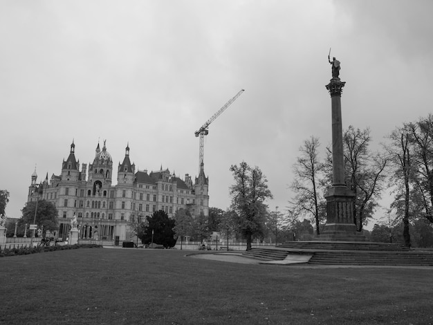 la città di Schwerin nel Meclemburgo-Pomerania anteriore, Germania