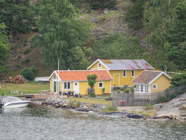 la città di Stoccolma e il Mar Baltico in Svezia