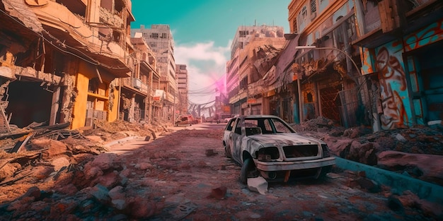 La città dopo il terremoto ha distrutto l'IA generativa