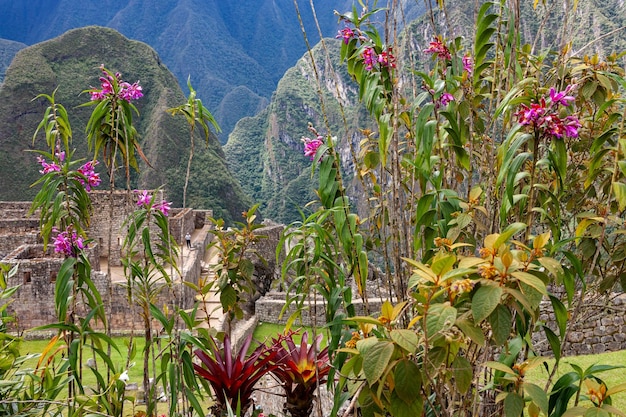 La città Inca di Machu Picchu in Perù Sud America