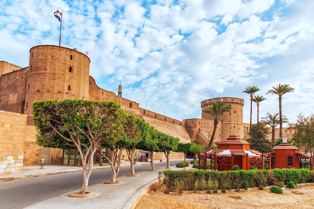 La cittadella di Saladino dell'ingresso del Cairo, Egitto.