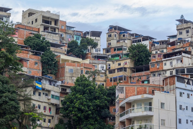 La collina di Tabajara nel quartiere di Copacabana a Rio de Janeiro - Brasile.