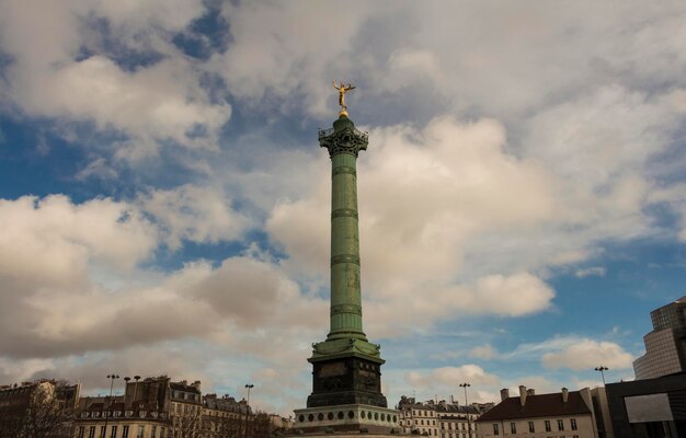 La colonna di luglio Parigi Francia