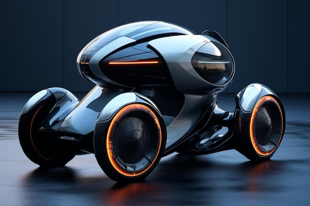 La concept car del futuro è un'auto futuristica.
