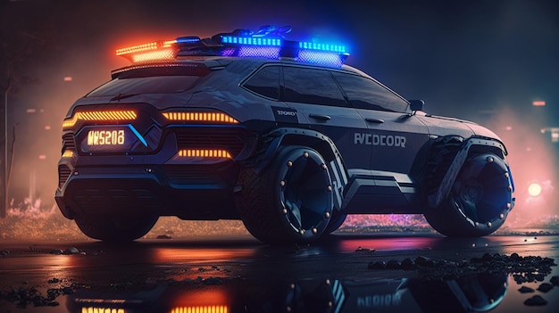 la concept car della polizia