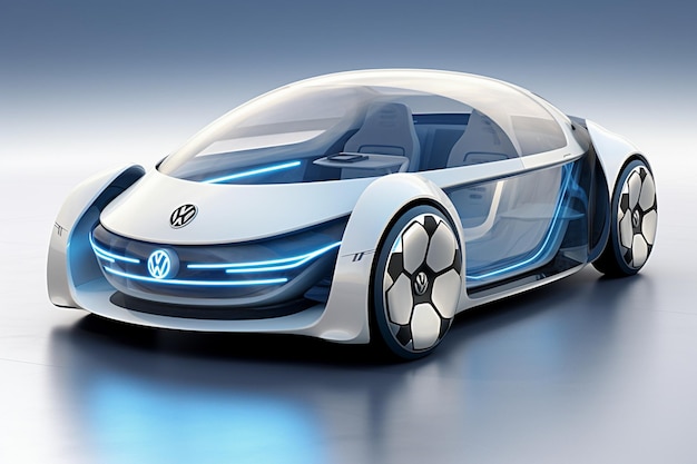 la concept car è progettata per assomigliare a un'auto futuristica