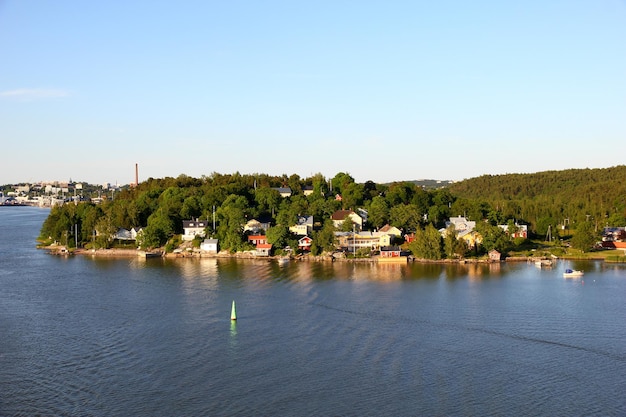 La costa del Mar Baltico Finlandia