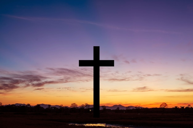 La Croce al tramonto