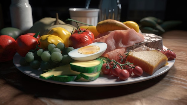 la dieta cheto è carne, pesce, uova, noci, semi, verdure a basso contenuto di carboidrati e grassi sani come l'avocado