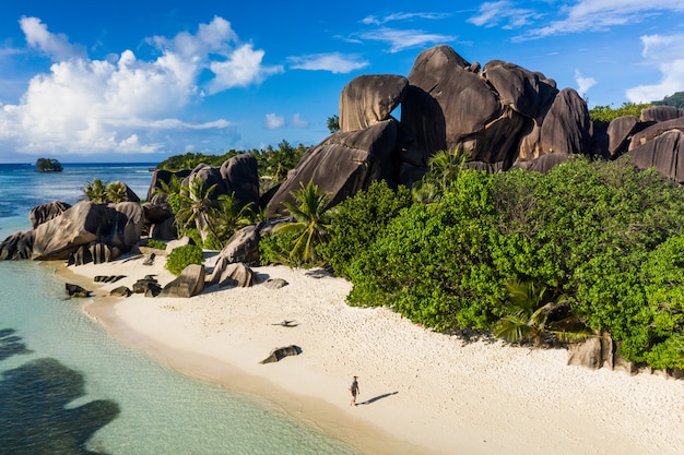 La Digue, spiaggia delle Seychelles