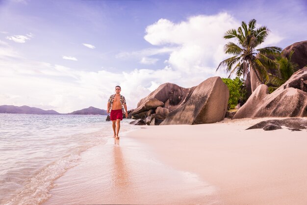 La Digue, spiaggia delle Seychelles