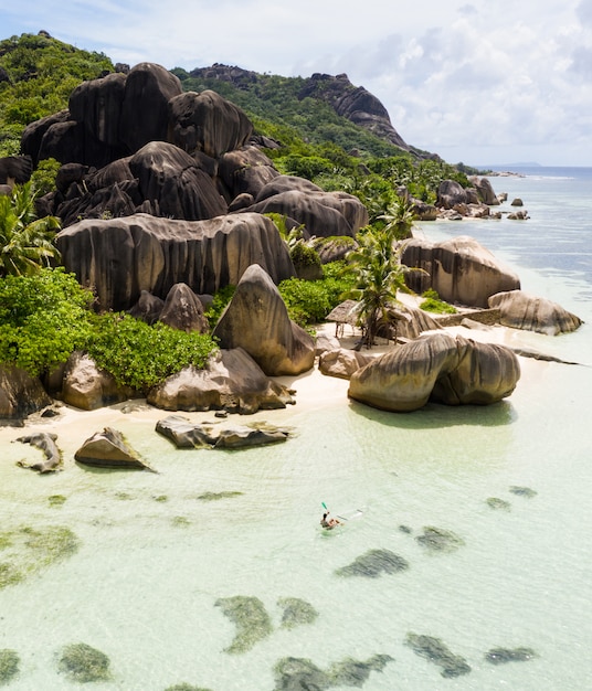 La Digue, spiaggia delle Seychelles