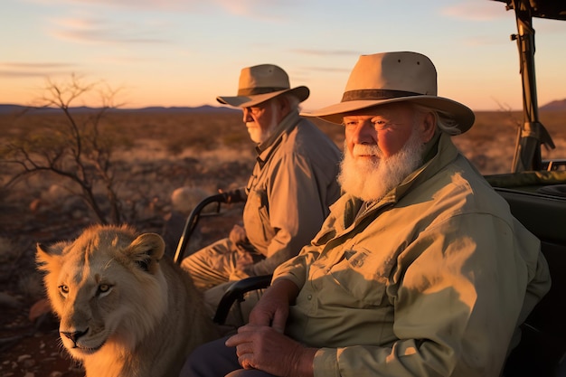 La fauna selvatica sostenibile incontra un safari responsabile