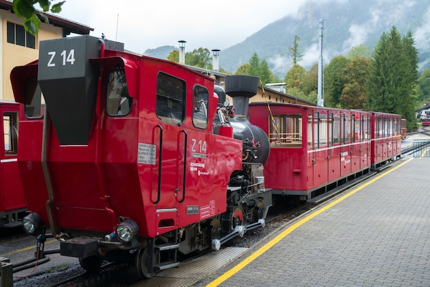 La ferrovia a cremagliera della Schafbergbahn a St Wolfgang