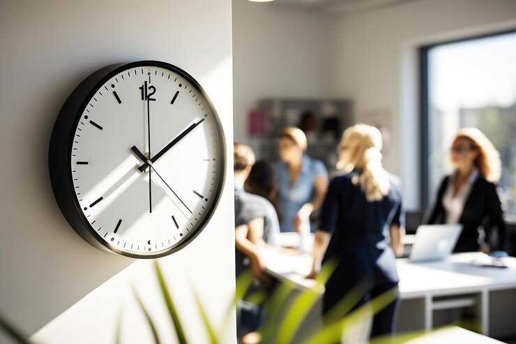 La fine della giornata lavorativa il concetto QUIET QUITTING AI generation