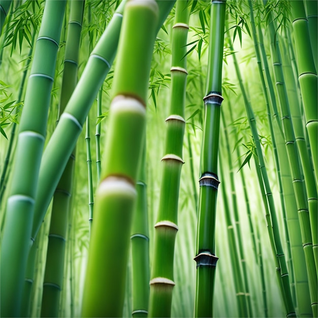 La foresta di bambù nella giungla