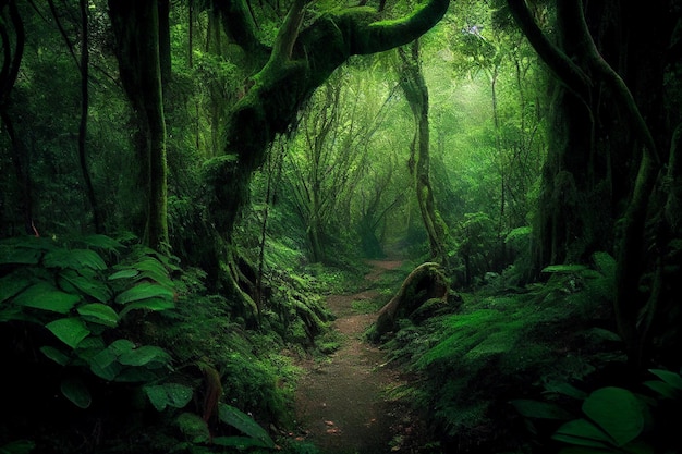 La foresta è una giungla.