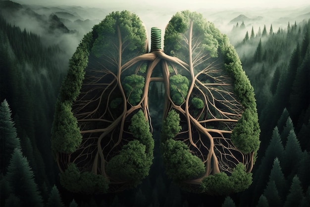 La foresta i polmoni di Earth Generative AI