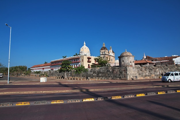 La fortezza d'epoca a Cartagena in Colombia, Sud America