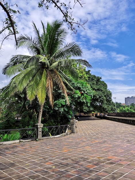 La fortezza nella città di Manila Filippine