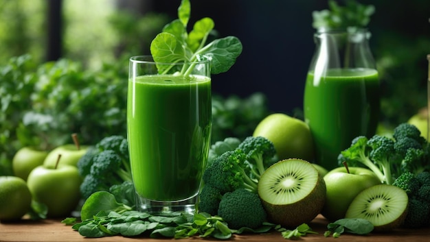 La fusione verde una sinfonia di vitalità e nutrimento