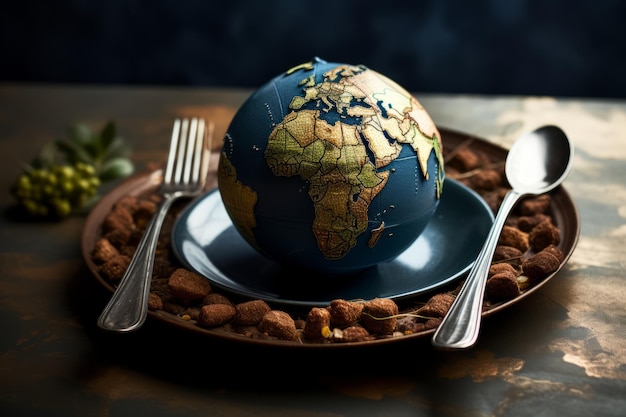 La gastronomia globale svelando il concetto di fame e garantendo la sicurezza alimentare in tutto il pianeta