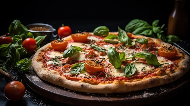 La genialità della pizza margherita