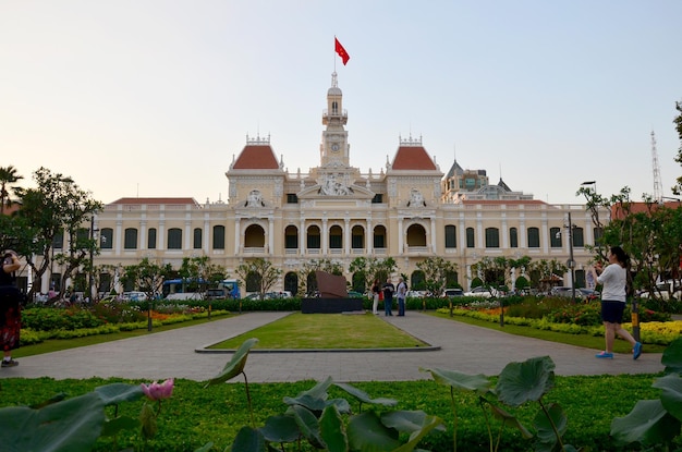 La gente viaggia a Ho Chi Minh Square il 23 gennaio 2016 a Ho Chi Minh Vietnam