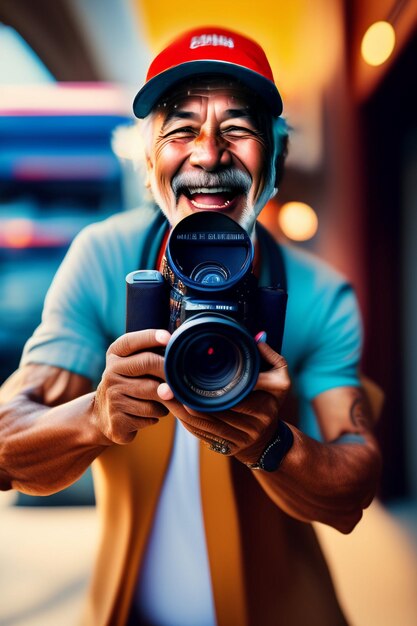 La giornata della fotografia rende la bellezza del mondo di un'immagine dalla fotocamera