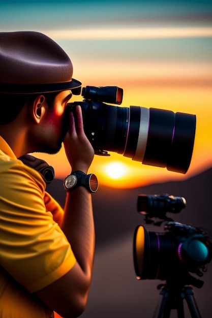 La giornata della fotografia rende la bellezza del mondo di un'immagine dalla fotocamera