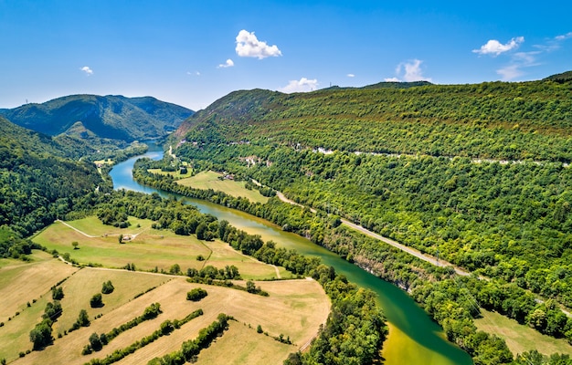 La gola del fiume Ain in Francia