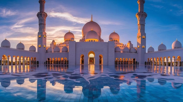La grande moschea dello sceicco Zayed di Abu Dhabi