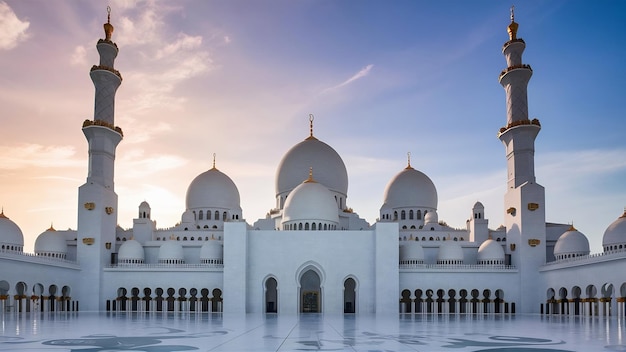 La grande moschea di Abu Dhabi