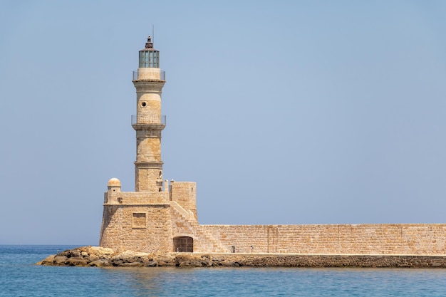 La Grecia Creta Chania vecchio faro del porto