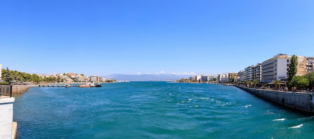 La Grecia Vista panoramica della città di Chalkida